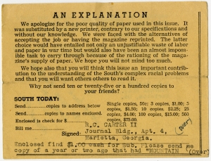 Subscription Correspondence