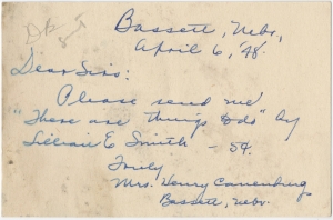Subscription Correspondence