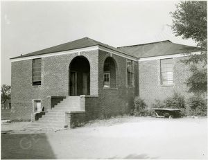 Hunt High School (African American), Brick Building, Peach County