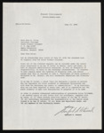 Race relations, 1969-1970 - Correspondence between Rena M. Price, Assistant Chairman of the Black Student Alliance and Emory president Sanford S. Atwood, regarding the list of requests given by the Black Student Alliance to Emory University (enclosed with the letters)