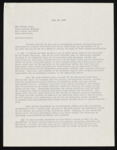 Race relations, 1969-1970 - Letter from Winston R. Carroll, Assistant Director of Admissions at Emory University, to Black Student Alliance member, Sheryl Jones, regarding the problems and progress made in the area of black student enrollment at Emory - July 18, 1969