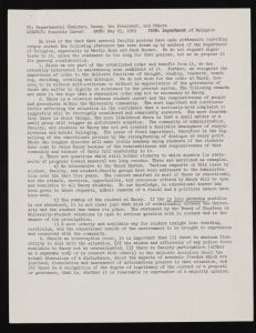 Four days in May, 1969, Materials regarding the student demonstrations at Emory between May 25th and 28th, 1969