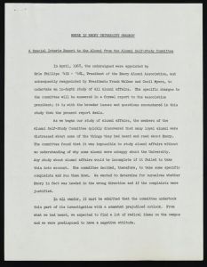 Four days in May, 1969, Materials regarding the student demonstrations at Emory between May 25th and 28th, 1969