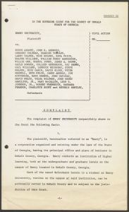 Summary of Events of May 25-28, 1969 document