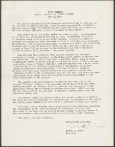 Four days in May, 1969, Materials regarding the student demonstrations at Emory between May 25th and 28th, 1969