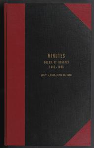 Minutes, Board of Regents, 1967-1968, July 1, 1967-June 30, 1968