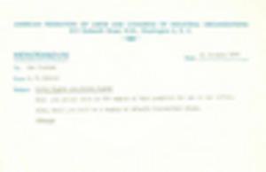 Don Slaiman [Executive Director], correspondence, 1966