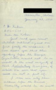 Wallace, George and Lurleen, correspondence, 1966-1967