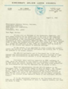 Ohio AFL-CIO, Cincinnati Labor Council, correspondence, 1965