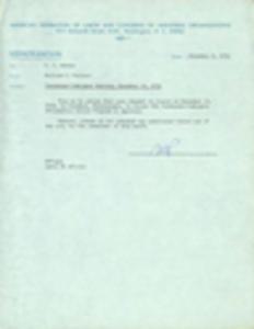 William Pollard [Executive Director], correspondence, 1976