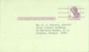 E.T. Kehrer, correspondence, 1965-1972