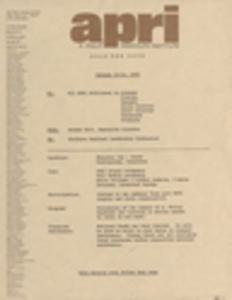 A. Philip Randolph Institute, correspondence and printed materials, 1979