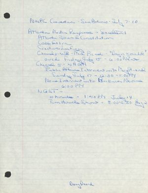 Georgia Women's Political Caucus and National Women's Political Caucus -- notebook, 1983-1984