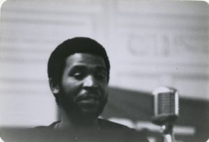 Man speaking at podium at SCEF event