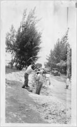 Digging sewer trench, West Palm Beach, Florida, May 4, 1936