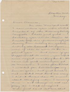 Correspondence