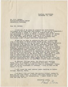 Correspondence