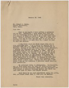 Correspondence
