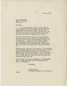 Correspondence