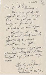 Correspondence