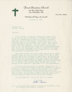 Correspondence