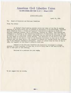 American Civil Liberties Union (ACLU), 1964