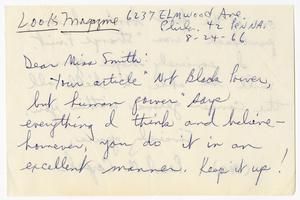 Carpel, Pearl M., 1966