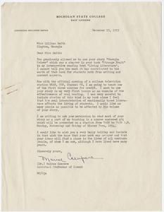 Compere, Moiree M. - Assistant Professor of Speech, Michigan State College, 1953-1954