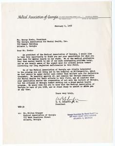 Erwin, George - President, Georgia Association for Mental Health, 1958