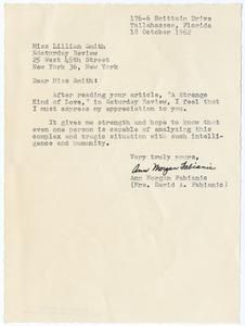 Fabianic, Ann Morgan (Mrs. David), 1962