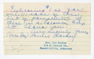 Harkey, Louise (Mrs. Don)