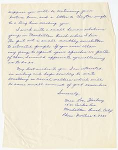 Hartney, Mrs. Lou