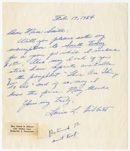 Hibbett, Laurie L. (Mrs. David B.), 1954
