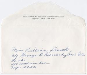 Horn, Mary R. (Mrs. Sid)
