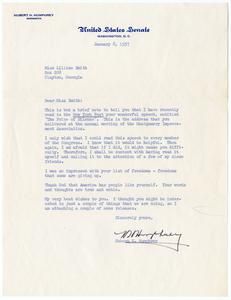 Humphrey, Hubert H. - Politician, 1957-1966