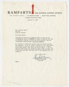Keating, Edward M. - Publisher, Ramparts, 1963-1964