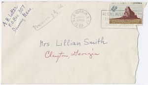 Letter, Ann B., 1962