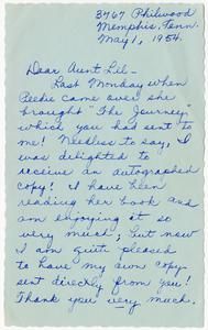Lovejoy, Dorothy Sue (Mrs. George Shannon), 1954-1959