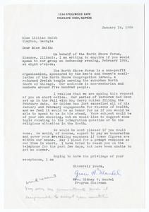Mandel, Grace H. (Mrs. Sidney W.) - North Shore Forum, 1959