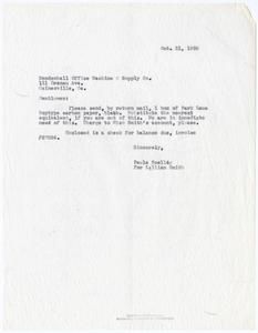 Mendenhall Office Machine and Supply Company, 1958