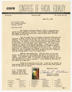 Oldham, Charles R. - National Chairman, Congress of Racial Equality, 1959-1961