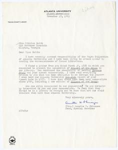 Phinazee, Annette H. - Atlanta University, 1963