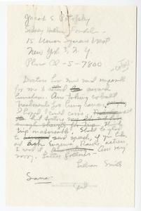 Potofsky, Mr. Jacob - President, Sidney Hillman Foundation, 1962