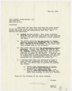 Reader's Subscription, Inc., 1958-1962