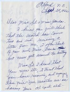 Sanford, Willie Mae, 1962
