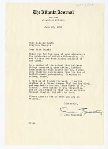 Spalding, Jack - Editor, Atlanta Journal, 1957-1964