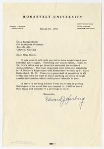 Sparling, Edward J. - President-Emeritus, Roosevelt University, 1965