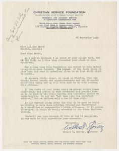 Spivey, Willis T. - Director, Christian Service Foundation, 1955