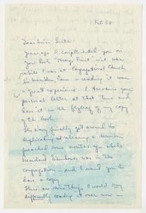 Sundt,—, Chaplain, United States Navy, 1958