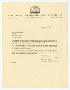 Van Vliet, Julie - Associate Publicity Director, Viking Press, 1963